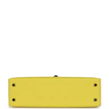 HERMÈS Pre-owned Hermes Kelly Sellier 20 Lime Epsom Palladium Hardware | Thumbnail 6 HERMÈS Pre-owned Hermes Kelly Sellier 20 Lime Epsom Palladium Hardware | Thumbnail 6