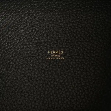 HERMÈS Pre-owned Hermes Picotin Lock 18 Black Clemence Gold Hardware | Thumbnail 7
