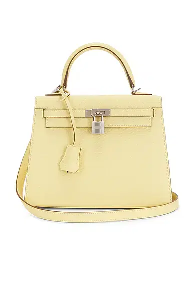 HERMÈS Epsom Kelly 25 Sellier Handbag