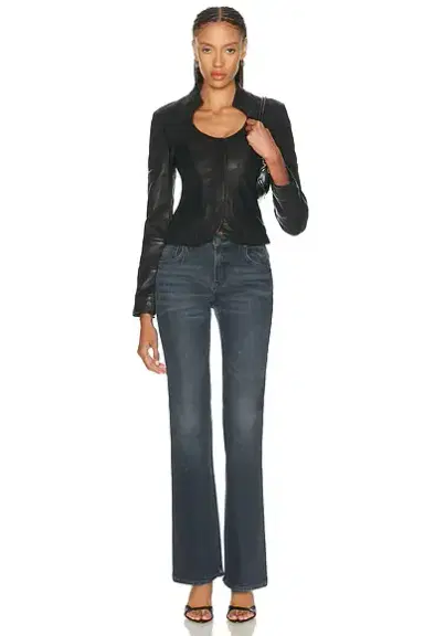 Staud Blair Leather Jacket | Thumbnail 4