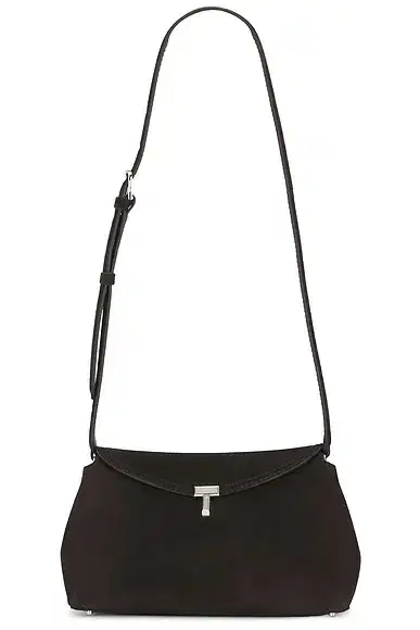 TOTEME T-Lock Suede Clutch