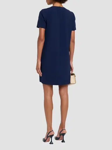 Carolina Herrera Women's Floral Shift Mini Dress - Midnight | Thumbnail 3