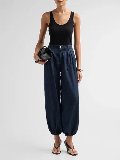 Frame Women's Denim Balloon Jeans - Rinse | Thumbnail 2