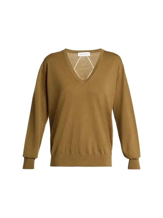 Dries Van Noten Women's Tuomas Bis Diamond-Stitch Merino Wool Sweater