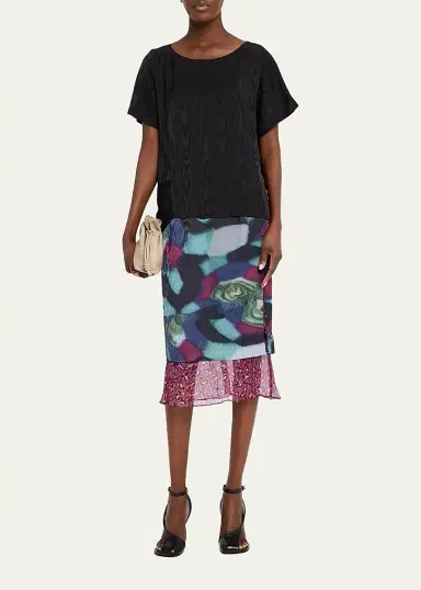 Dries Van Noten Women's Caressa Draped Top | Thumbnail 2