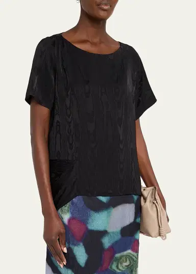 Dries Van Noten Women's Caressa Draped Top | Thumbnail 4