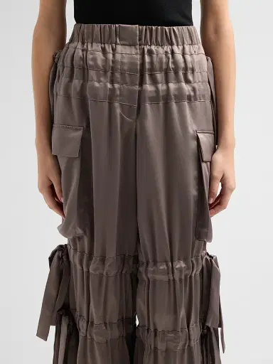 Aknvas Women's Odin Satin Trousers - Steel Grey | Thumbnail 5 Aknvas Women's Odin Satin Trousers - Steel Grey | Thumbnail 5