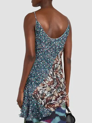 Dries Van Noten Women's Crisanna Printed Silk Asymmetric Top | Thumbnail 3 Dries Van Noten Women's Crisanna Printed Silk Asymmetric Top | Thumbnail 3