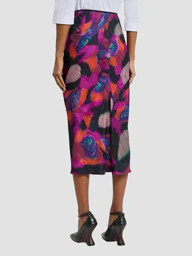 Dries Van Noten Women's Sati Abstract Midi Skirt | Thumbnail 3 Dries Van Noten Women's Sati Abstract Midi Skirt | Thumbnail 3