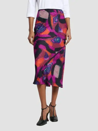 Dries Van Noten Women's Sati Abstract Midi Skirt | Thumbnail 4 Dries Van Noten Women's Sati Abstract Midi Skirt | Thumbnail 4