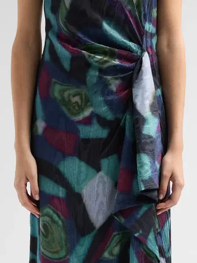 Dries Van Noten Women's Dropps Abstract-Print Sleeveless Midi Dress | Thumbnail 5 Dries Van Noten Women's Dropps Abstract-Print Sleeveless Midi Dress | Thumbnail 5