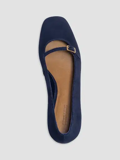 Bernardo Women's Amelie Block Heel Mary Jane Pumps - Dark Navy | Thumbnail 3