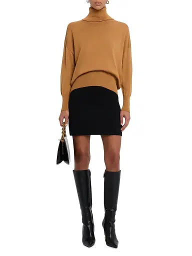 Oh My Goat Women's Turtleneck Merino Wool Sweater | Thumbnail 2 Oh My Goat Women's Turtleneck Merino Wool Sweater | Thumbnail 2
