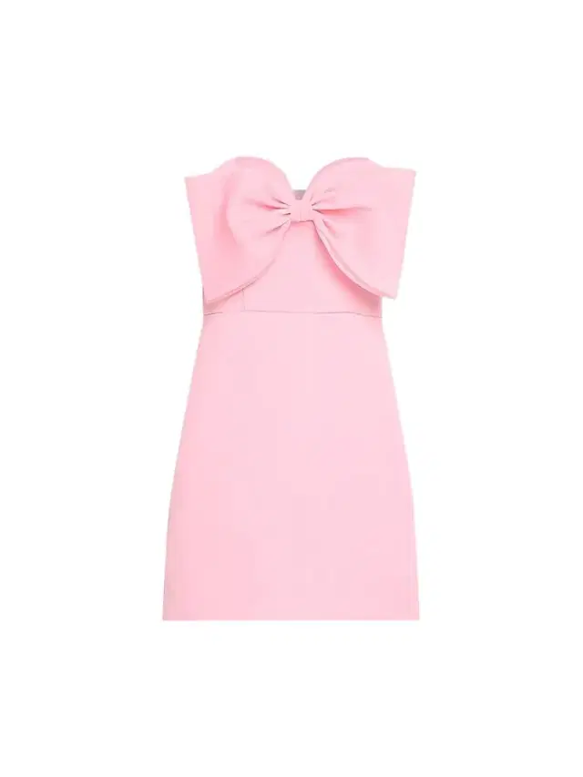 As It May Women's Noema Bow Strapless Mini Dress