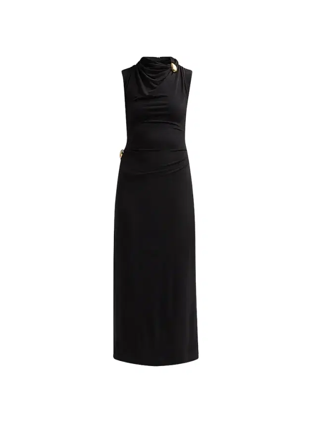 Altuzarra Women's Betsy Draped Midi Dress - Black