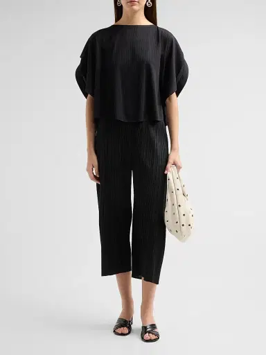 Pleats Please Issey Miyake Women's A-Poc Pleated Draped Top | Thumbnail 2 Pleats Please Issey Miyake Women's A-Poc Pleated Draped Top | Thumbnail 2