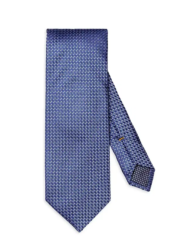 Eton Men's Micro Circle Silk Tie