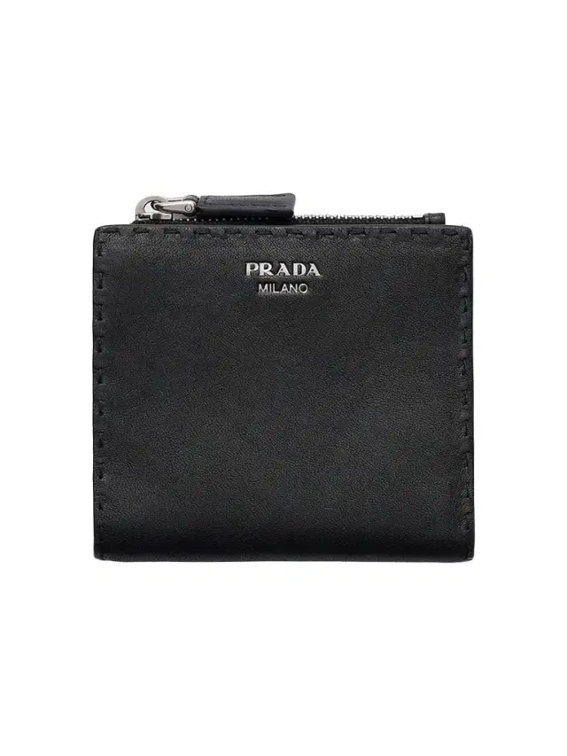 Prada Men's Leather Wallet - Black