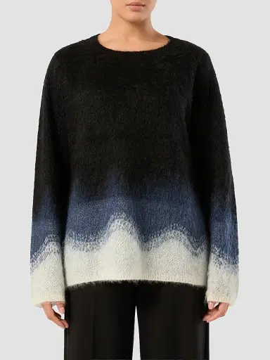 Marina Rinaldi Women's Jacquard Mohair Sweater | Thumbnail 3