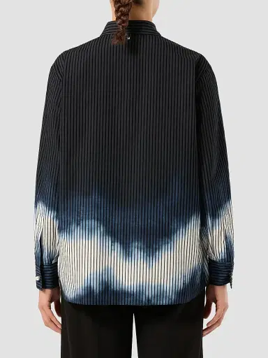 Marina Rinaldi Women's Poplin Shirt - Blue Black - Size 20 | Thumbnail 4 Marina Rinaldi Women's Poplin Shirt - Blue Black - Size 20 | Thumbnail 4
