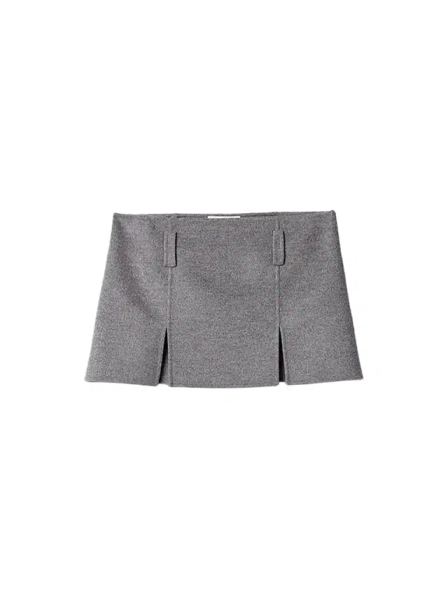 Miu Miu Women's Double Cashmere and Wool Mini Skirt - Grey