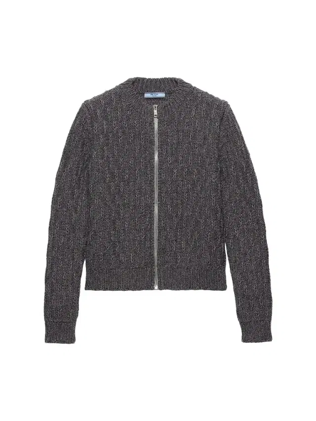 Prada Women's Wool and Alpaca Cardigan - Grey