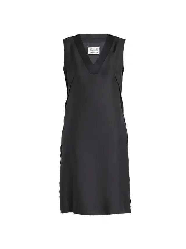 Maison Margiela Women's Silk V-Neck Knee-Length Dress