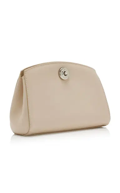 Liffner Pushlock Leather Clutch | Thumbnail 4