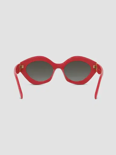 Loewe Women's Coil 53MM Geometric Cat-Eye Sunglasses - Red | Thumbnail 5 Loewe Women's Coil 53MM Geometric Cat-Eye Sunglasses - Red | Thumbnail 5