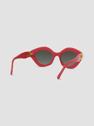 Loewe Women's Coil 53MM Geometric Cat-Eye Sunglasses - Red | Thumbnail 6 Loewe Women's Coil 53MM Geometric Cat-Eye Sunglasses - Red | Thumbnail 6