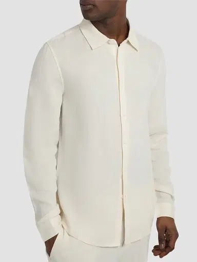 Onia Men's Standard-Fit Linen-Blend Shirt | Thumbnail 4