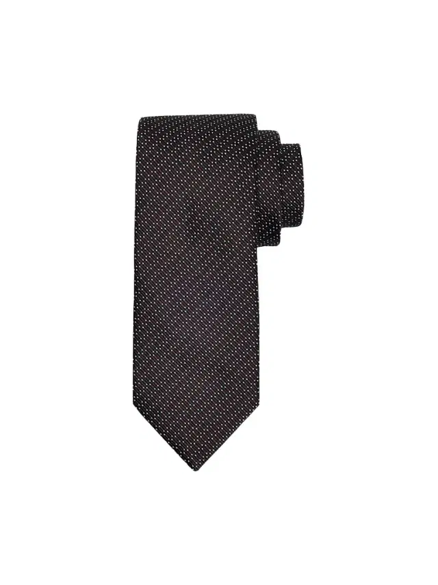 Brioni Men's Geometric Jacquard Silk Tie - Navy
