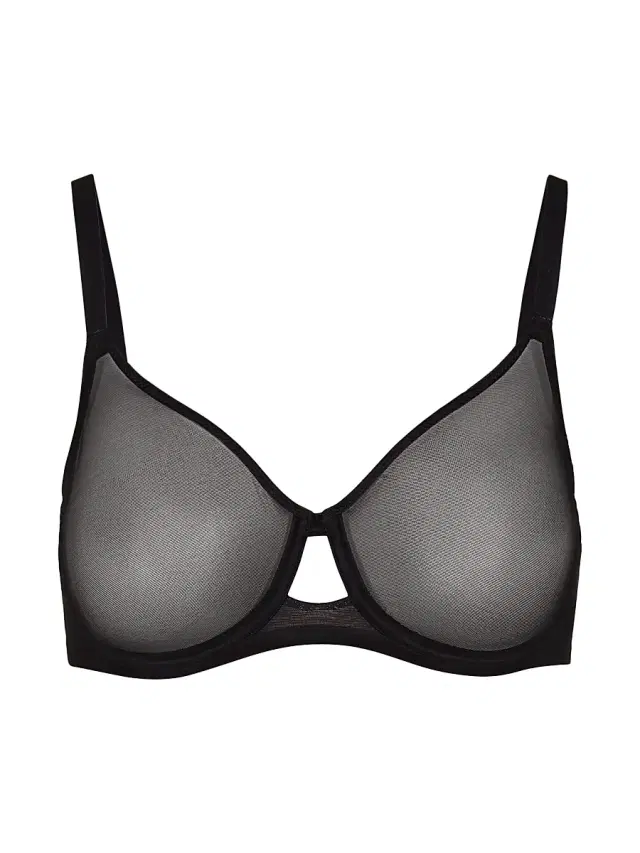 Commando Women's Full Mesh Underwire Bra - Black