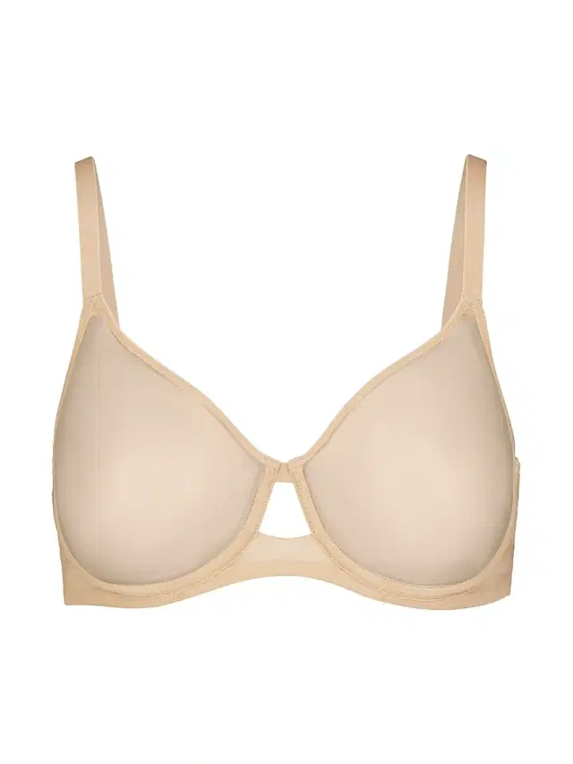 Commando Women's Full Mesh Underwire Bra - Beige