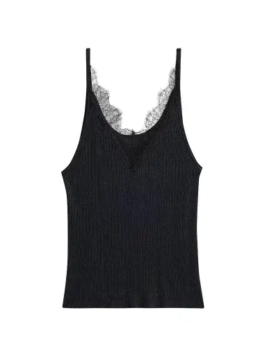 Nili Lotan Women's Aronia Silk Sweater Tank - Black | Thumbnail 1 Nili Lotan Women's Aronia Silk Sweater Tank - Black | Thumbnail 1