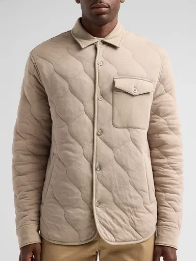 Vince Men's Cotton Quilted Shirt Jacket - Pavement - Size XXL | Thumbnail 5 Vince Men's Cotton Quilted Shirt Jacket - Pavement - Size XXL | Thumbnail 5