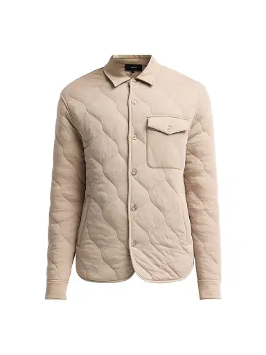 Vince Men's Cotton Quilted Shirt Jacket - Pavement - Size XXL | Thumbnail 1 Vince Men's Cotton Quilted Shirt Jacket - Pavement - Size XXL | Thumbnail 1