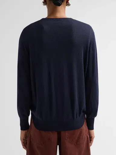 Nili Lotan Women's Verit Cashmere-Silk Sweater - Midnight | Thumbnail 3 Nili Lotan Women's Verit Cashmere-Silk Sweater - Midnight | Thumbnail 3