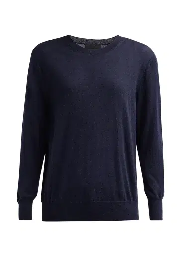 Nili Lotan Women's Verit Cashmere-Silk Sweater - Midnight | Thumbnail 1 Nili Lotan Women's Verit Cashmere-Silk Sweater - Midnight | Thumbnail 1