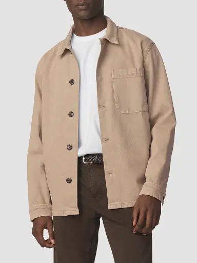 Joe's Jeans Men's Denim Chore Coat - Vintage Khaki | Thumbnail 4