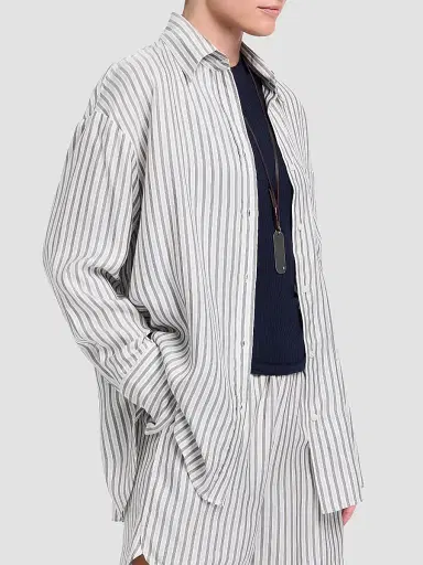 TWP Women's Big Joe Silk Shirt - Turkish Coffee | Thumbnail 5 TWP Women's Big Joe Silk Shirt - Turkish Coffee | Thumbnail 5