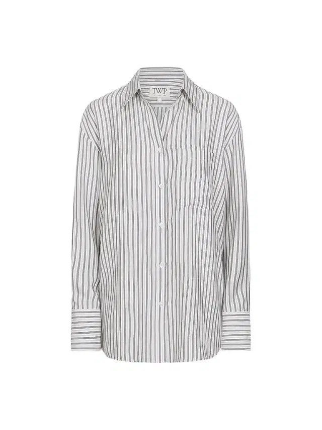 TWP Women's Big Joe Silk Shirt - Turkish Coffee