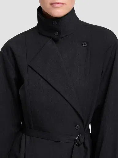 TWP Women's The Last Chapter Stretch-Wool Belted Jacket | Thumbnail 5