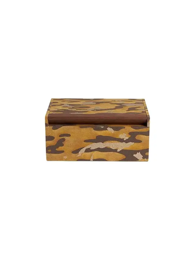 L'Objet Fortuny Camo Isole Box - Yellow