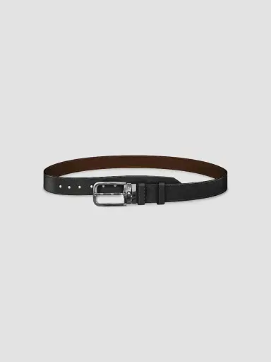 Montblanc Men's Reversible Two-Tone Leather Belt | Thumbnail 3