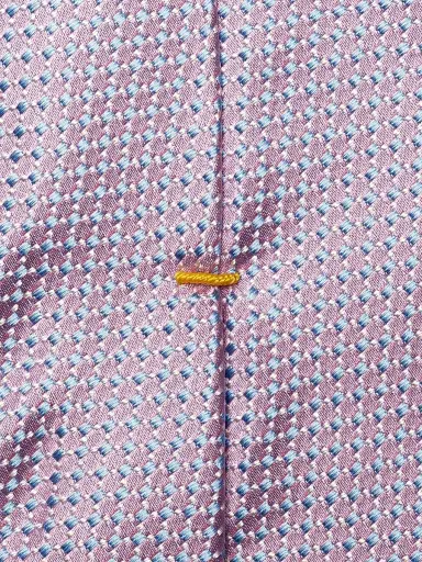 Eton Men's Micro Texture Linen Tie - Pink | Thumbnail 3
