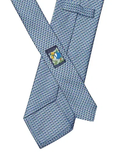 Eton Men's Geometric Silk Tie | Thumbnail 2 Eton Men's Geometric Silk Tie | Thumbnail 2