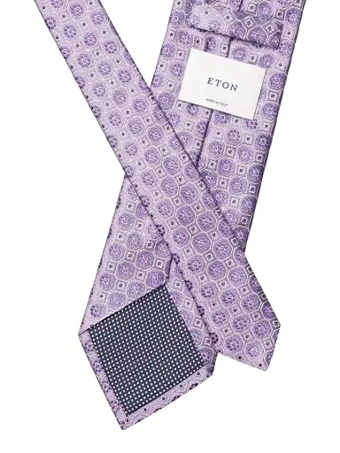 Eton Men's Floral Woven Silk Tie | Thumbnail 2