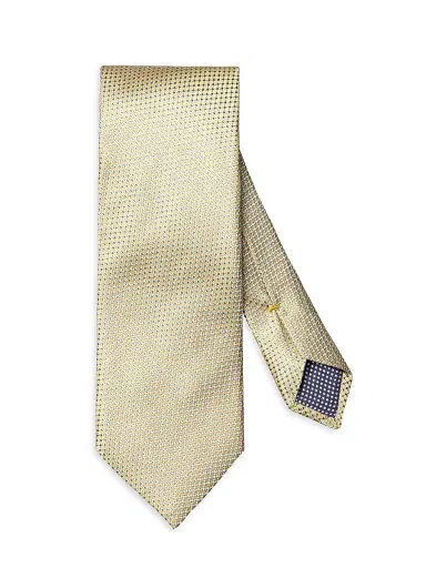 Eton Men's Micro Texture Linen Tie | Thumbnail 1