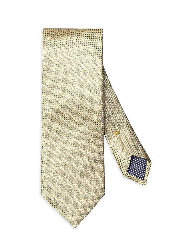 Eton Men's Micro Texture Linen Tie